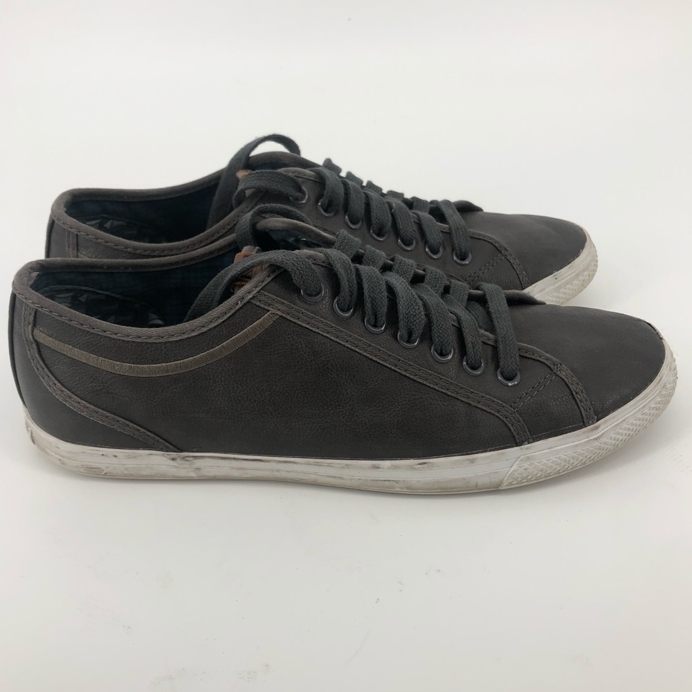 Ben Sherman Gray Faux Leather Men's Loafers 10 - Picture 3 of 12